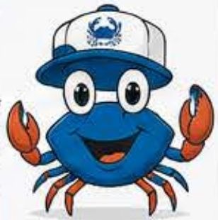 Bushel Benny, the Bluewater Crab Company mascot